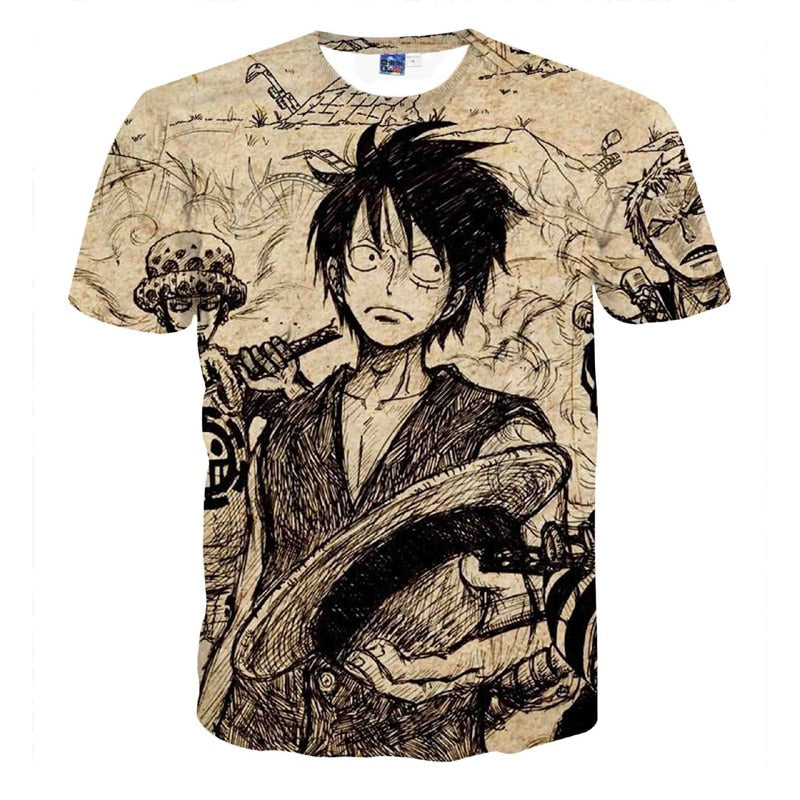 Anime One Piece Luffy T-Shirt